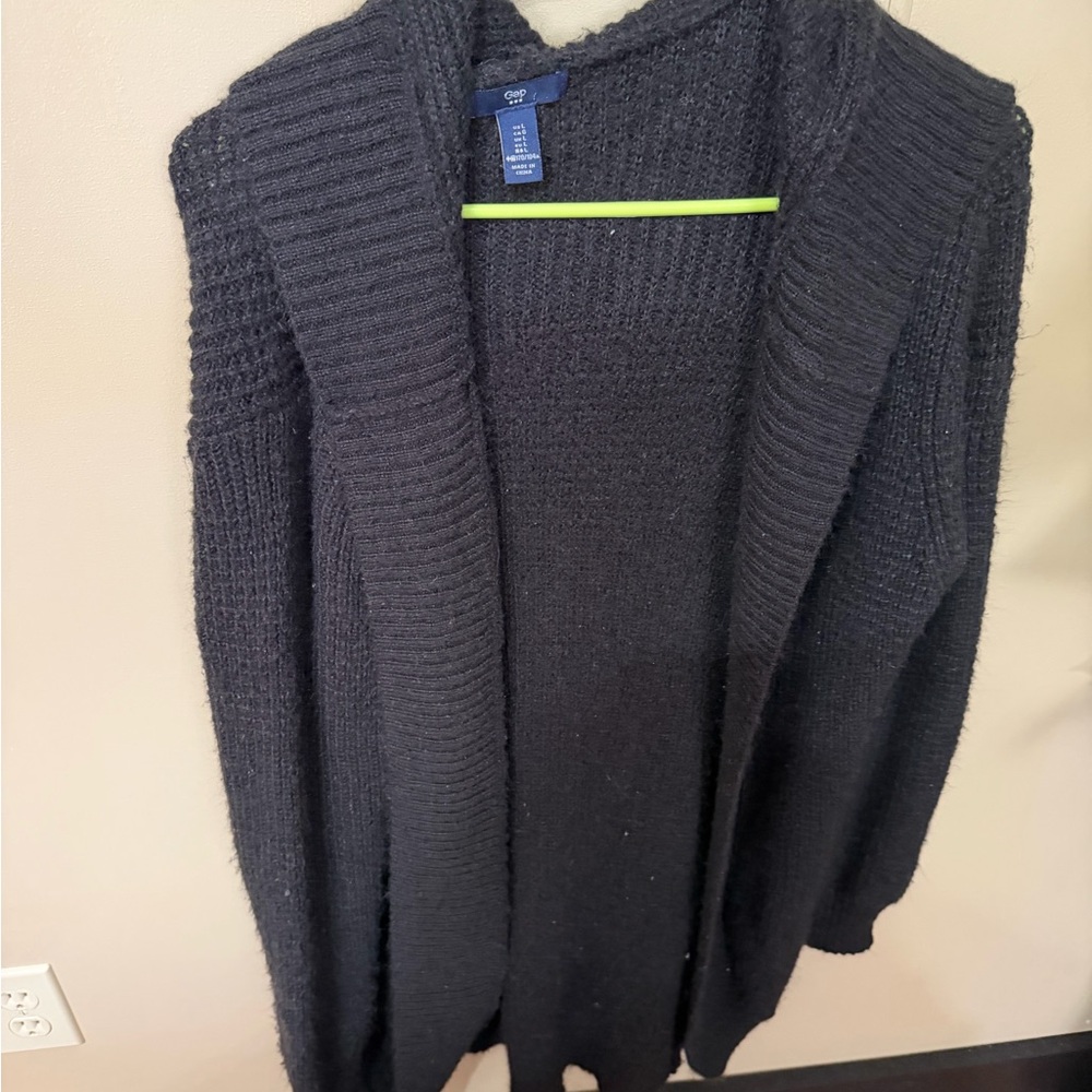 GAP Men's Black Cardigan Sweater